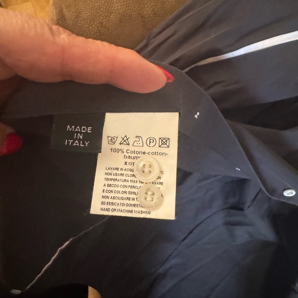 Cartigiani Italy 100% cotton men’s button down shirt Sz 62 USA XXl. - Picture 11 of 16